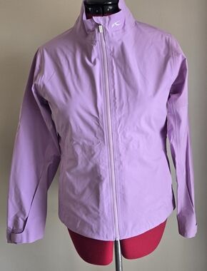 KJUS Women's Lilac Waterproof Dermitax Membrane Utility  Shell Jacket M/L